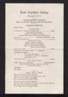 Program for Commencement Sunday 1953